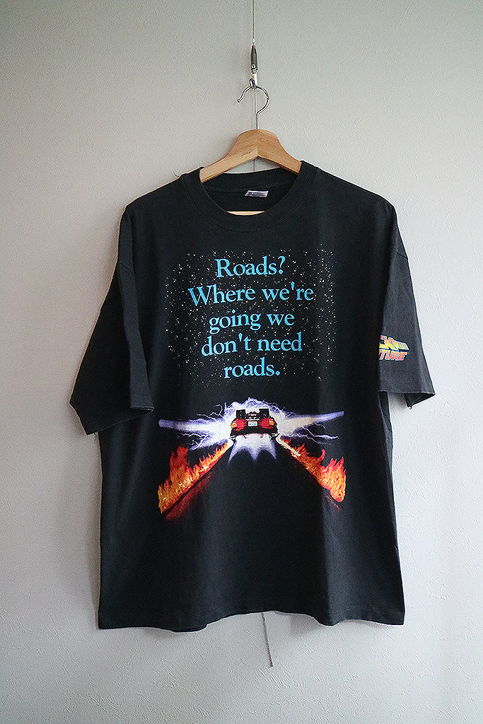 90s Back To The Future DeLorean Tシャツ