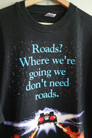 90s Back To The Future DeLorean Tシャツ