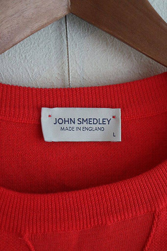 JOHN SMEDLEY 30G Vガゼット クルーネック