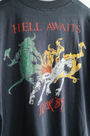 80s Slayer Hell Awaits Tシャツ