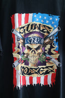 90s GUNS N' ROSES 91-93 SKULL GUN AMERICAN TOUR Tシャツ