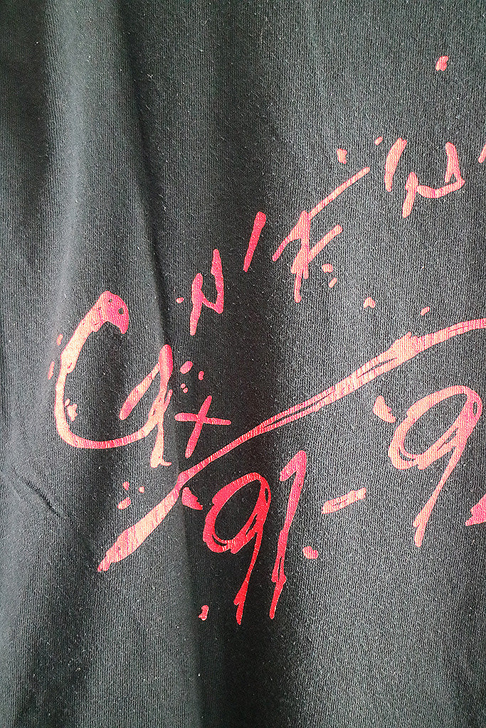 90s GUNS N' ROSES 91-93 SKULL GUN AMERICAN TOUR Tシャツ