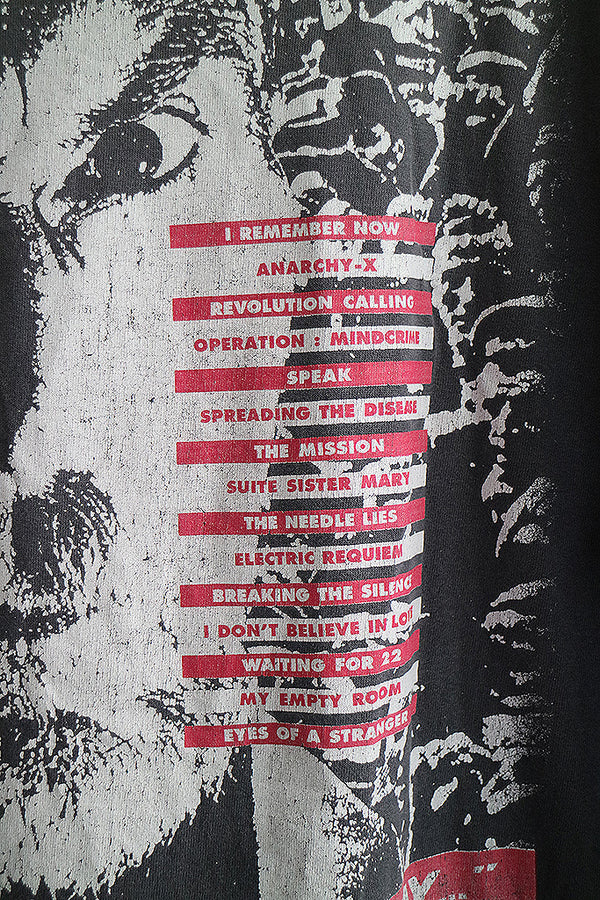 90s Queensryche OPERATION MINDCRIME Tシャツ