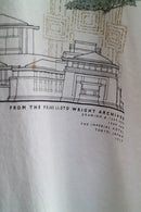 90s FRANK LLOYD WRIGHT IMPERIAL HOTEL Tシャツ