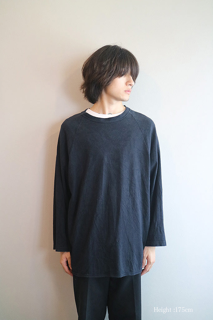 blurhms C/Silk Nep Baseball Raglan Tee