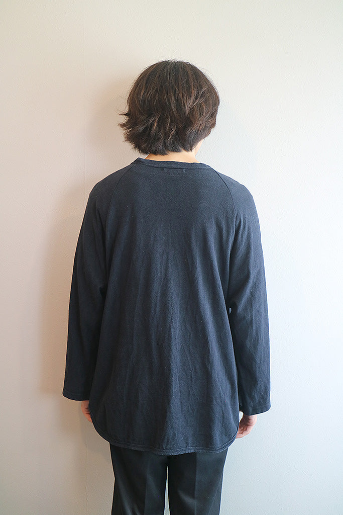 blurhms C/Silk Nep Baseball Raglan Tee