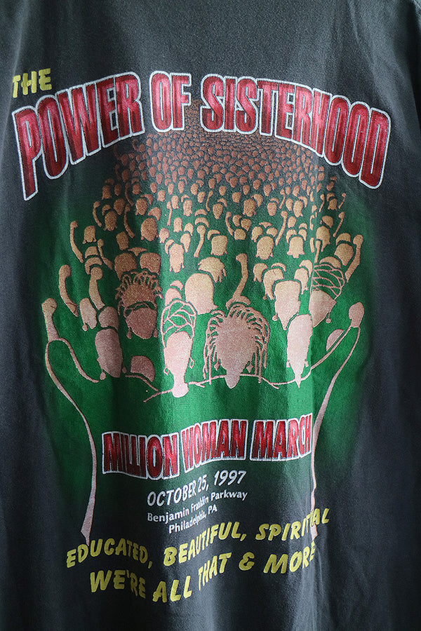 DELTA 90's Million Woman March ミリオンウーマンマーチ スウェット 1997年 人権デモ行進 レア XL USA製 IMG_2755_600x.jpg?v=1750412503