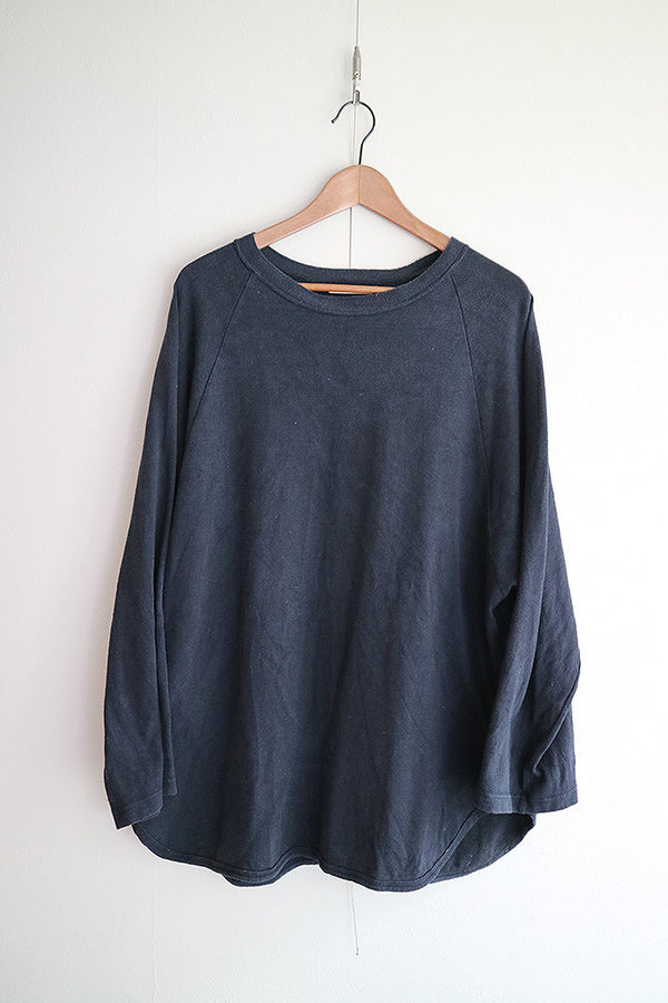 blurhms C/Silk Nep Baseball Raglan Tee