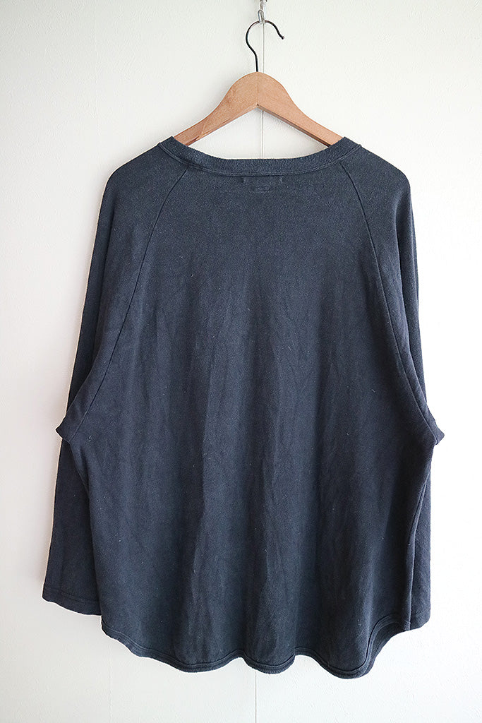 blurhms C/Silk Nep Baseball Raglan Tee