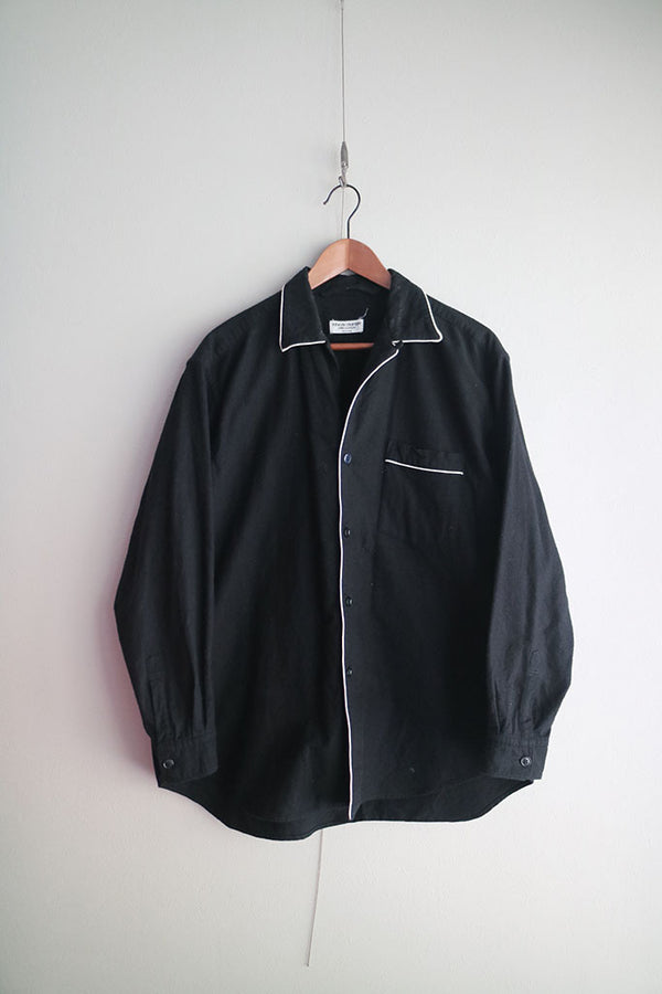 80's robe de chambre COMME des GARCONS パイピングシャツ