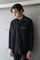80's robe de chambre COMME des GARCONS パイピングシャツ