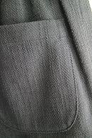 FRANK LEDER INDIGO PIECE DYED COTTON DRAWSTRING PANTS