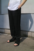 Yohji Yamamoto リネンスリムスラックス