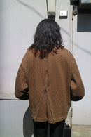 80's ISSEY MIYAKE MEN スウェットライダースジャケット