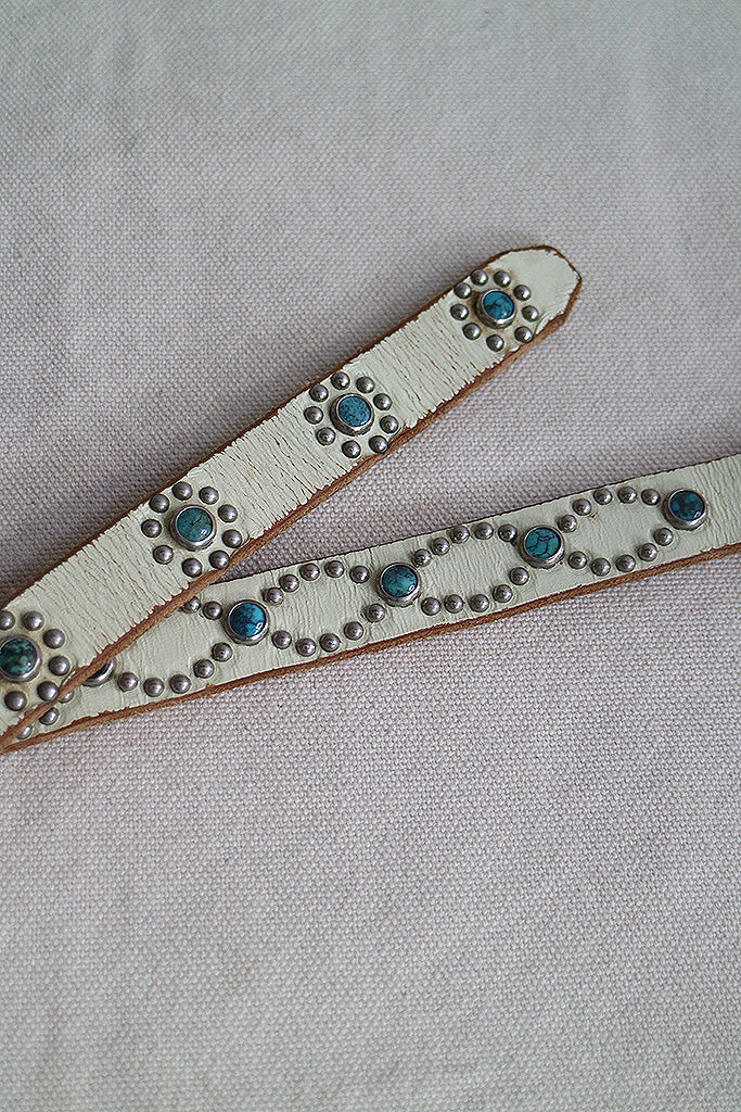 HTC Turquoise Narrow Studs Belt