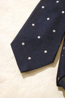 COMME des GARCONS HOMME POLKA DOT TIE / NAVY
