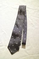 COMME des GARCONS HOMME DEUX POLKA DOT TIE / GRAY