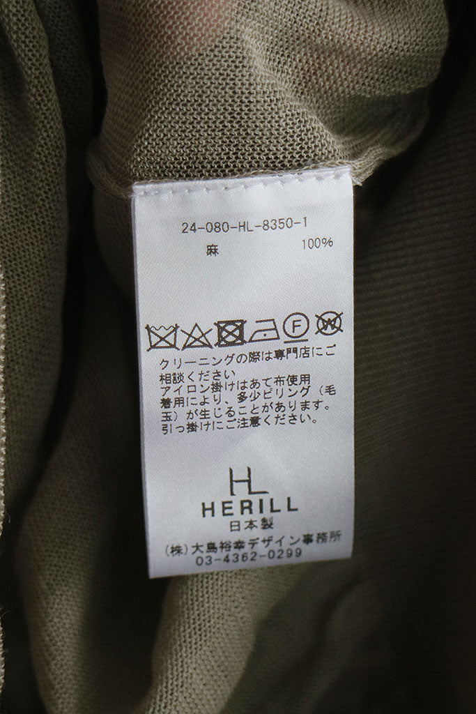 HERILL Ramie Highgauge Crewneck