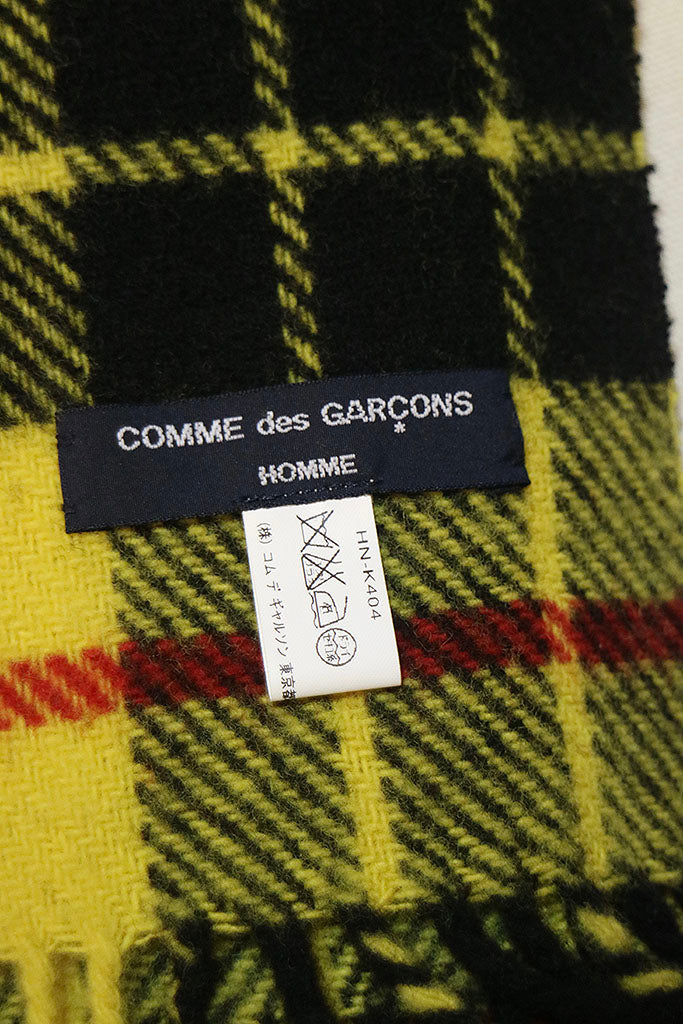 COMME des GARCONS HOMME タータンチェックマフラー