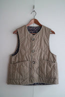 Engineered Garments リバーシブルキルティングベスト