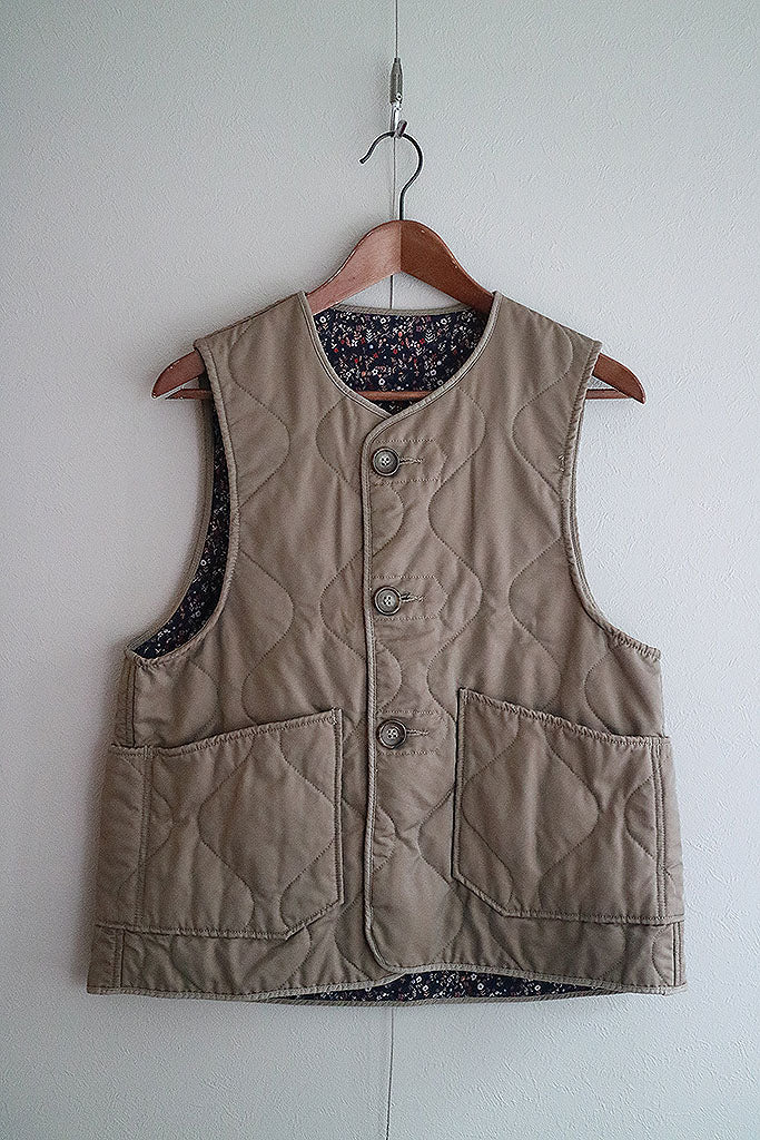 Engineered Garments リバーシブルキルティングベスト