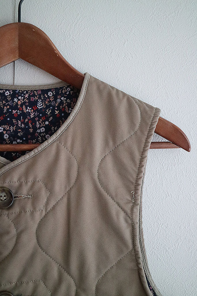 Engineered Garments リバーシブルキルティングベスト