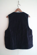 Engineered Garments リバーシブルベロアキルティングベスト