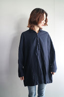 CASEY CASEY プルオーバーカシミアブレンドウールシャツ