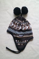 Supreme Brushed Pattern Earflap Beanie