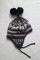 Supreme Brushed Pattern Earflap Beanie