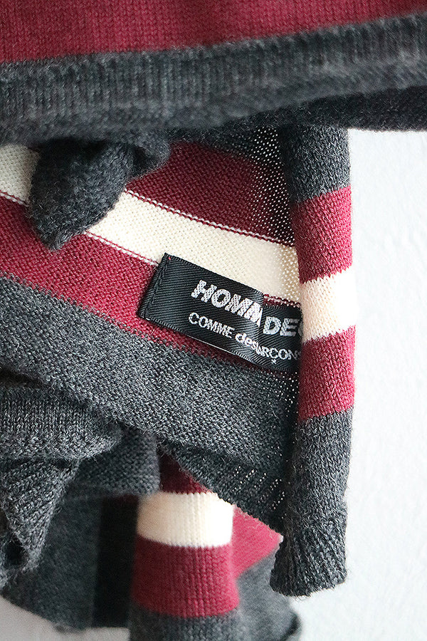 COMME des GARCONS HOMME DEUX レジメンタルマフラー