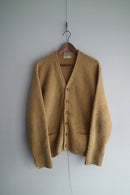 60's VINTAGE MOHAIR CARDIGAN "Hamburgers"