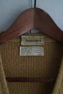 60's VINTAGE MOHAIR CARDIGAN "Hamburgers"