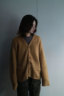 60's VINTAGE MOHAIR CARDIGAN "Hamburgers"