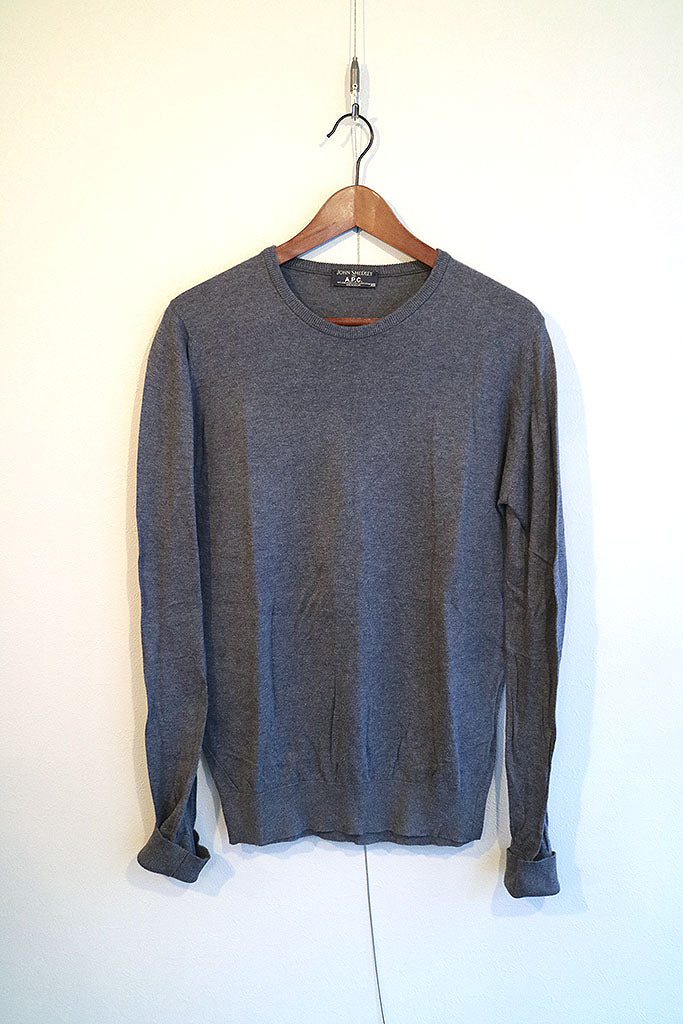 A.P.C. × JOHN SMEDLEY クルーネックコットンニット