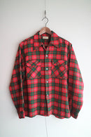 50's ARROW WOOL CHECK SHIRT