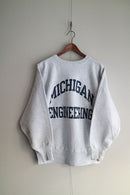 90's Champion REVERSE WEAVE “MICHIGAN ENGINEERING”