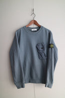 STONE ISLAND POCKET DETAIL CREW SWEAT