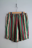 DRIES VAN NOTEN Piperi Shorts - Bordeaux Stripe