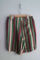 DRIES VAN NOTEN Piperi Shorts - Bordeaux Stripe