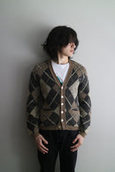 60's VINTAGE MOHAIR CARDIGAN "VAN HEUSEN"
