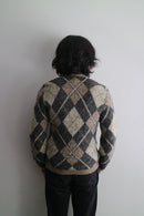 60's VINTAGE MOHAIR CARDIGAN "VAN HEUSEN"