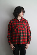 50's ARROW WOOL CHECK SHIRT