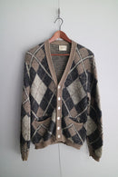 60's VINTAGE MOHAIR CARDIGAN "VAN HEUSEN"