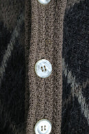 60's VINTAGE MOHAIR CARDIGAN "VAN HEUSEN"