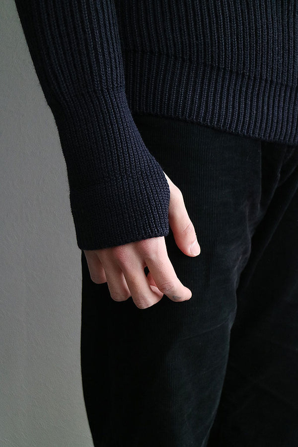 ANDERSEN-ANDERSEN 5GG THE NAVY CREW NECK