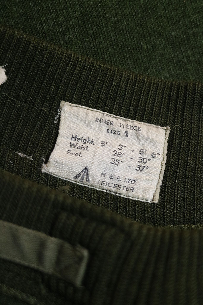 50's British military trousers inner fleece
