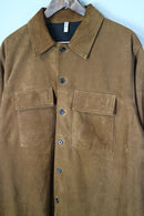 CCU LEATHER SHEEP SUEDE LEATHER SHIRT