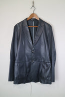 JIL SANDER Leather Tailored Jacket