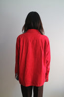 50's Wilshine Corduroy Open collar Shirt